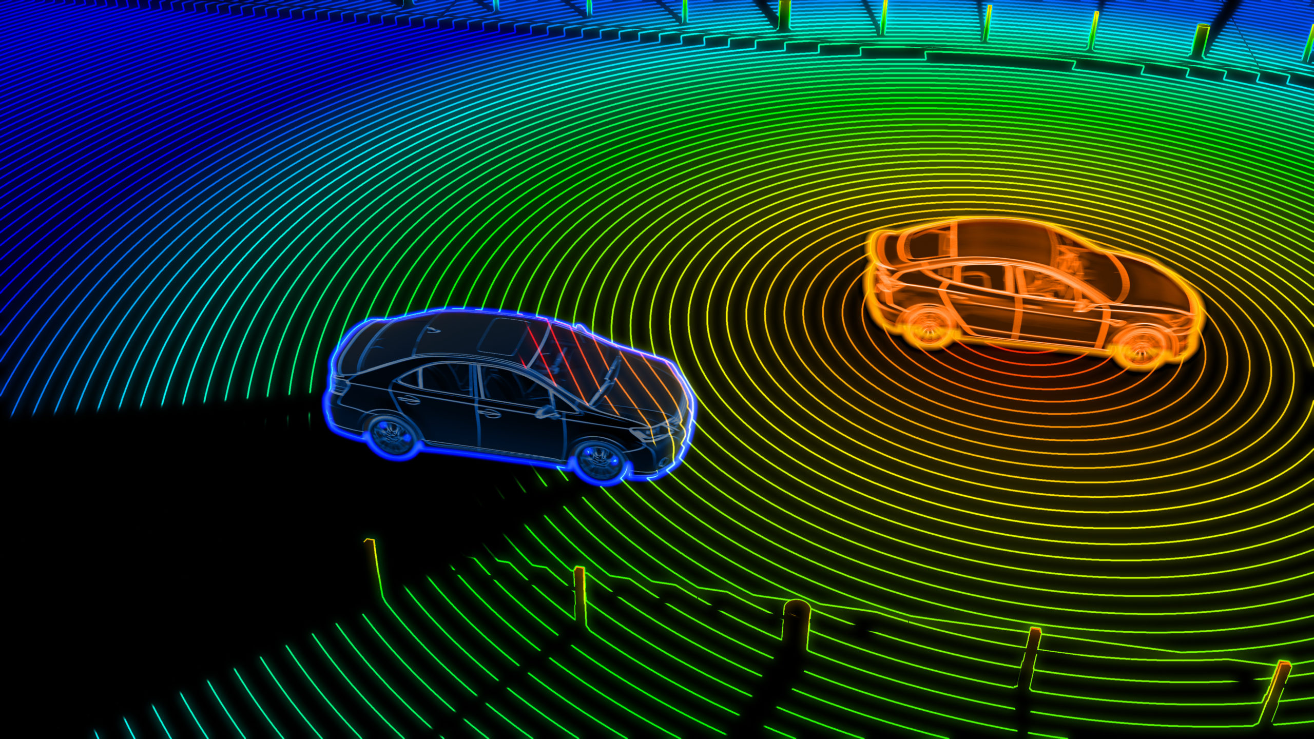 Image car using lidar